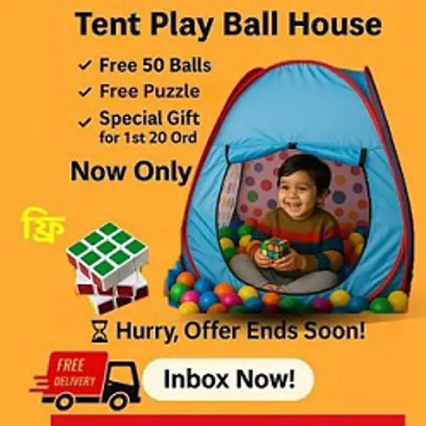 Tent play Ball house with 100 piece Ball