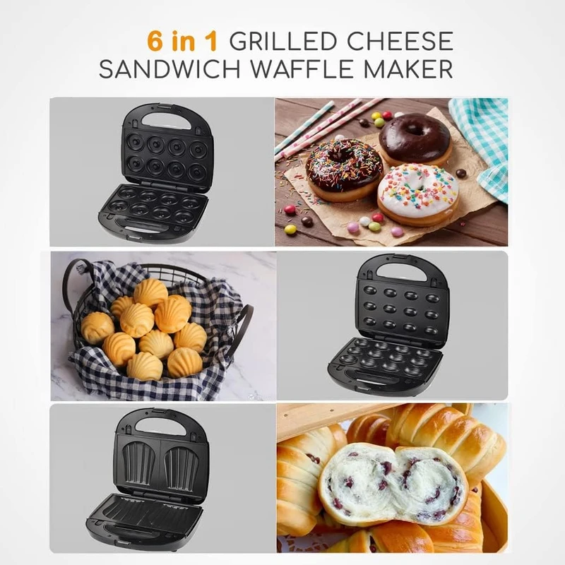 Sokany Sandwich Maker 6 in 1 - SK-B908 - Image 5