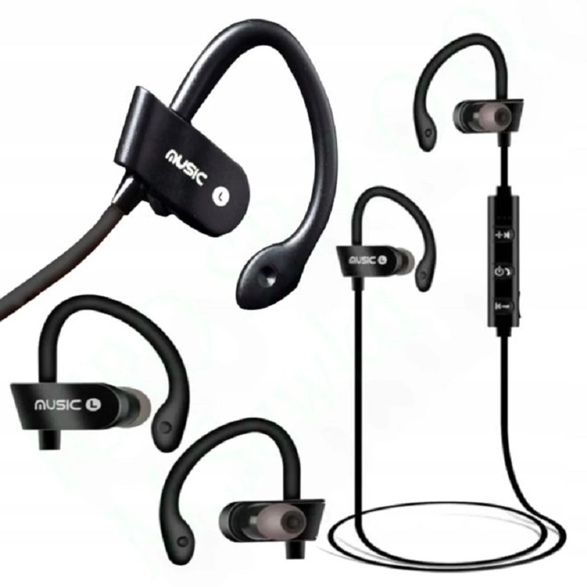 L4 Super-aural Bluetooth Neckband Earphone- RT558 Sport Bass Bluetooth Headset With Mic