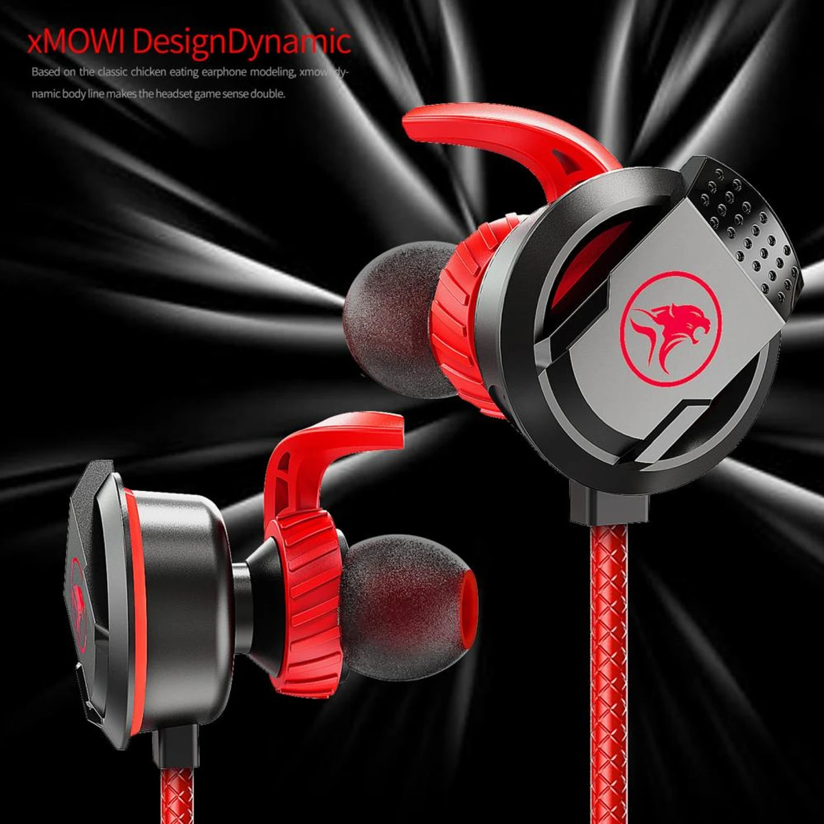 MOWI RX3 pro Gaming Earphone 3.5mm PC Gaming Headset Computer Headphones