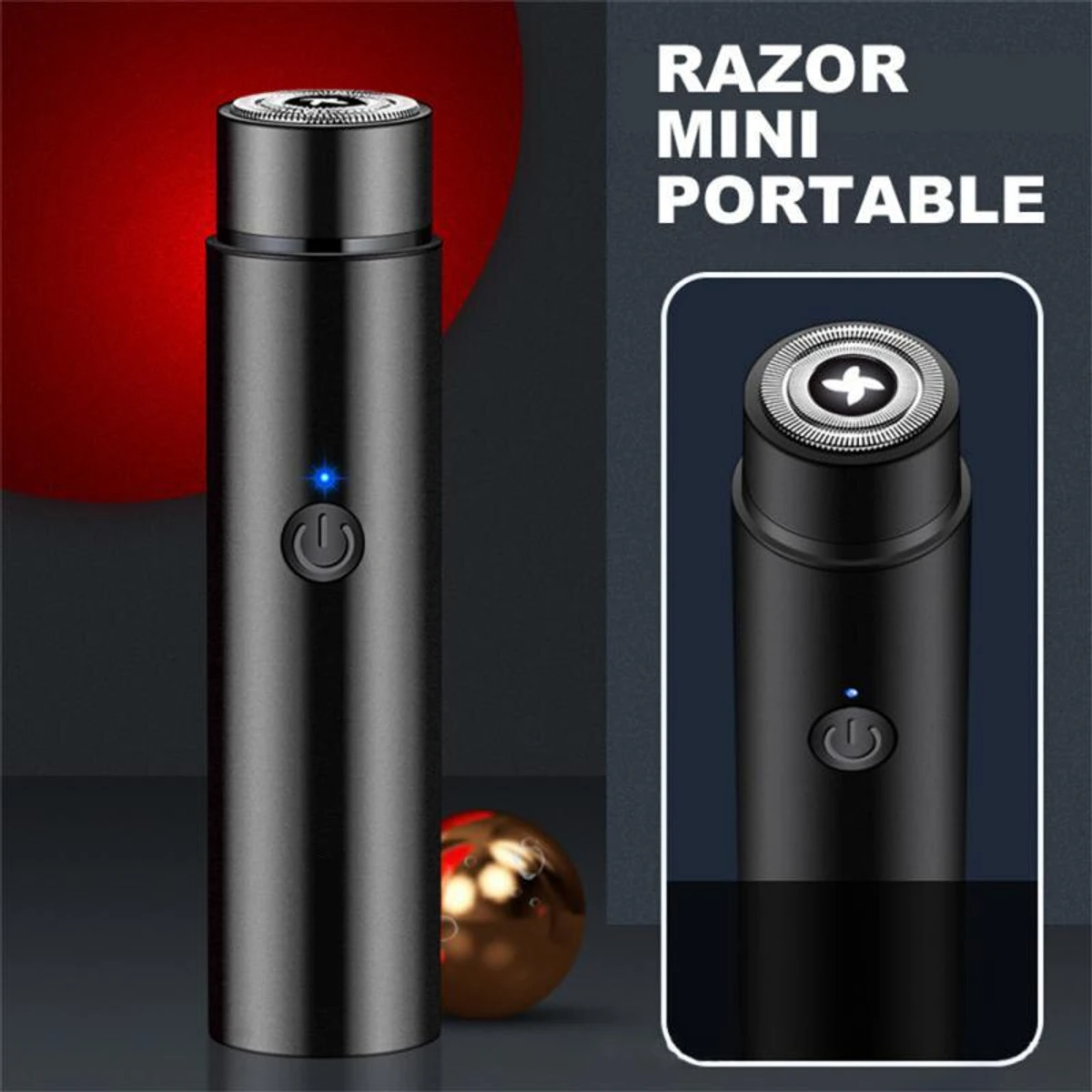 Mini Electric Shaver For Men Portable Electric Razor Beard Knife USB Charging Men's Shavers Face Body Razor