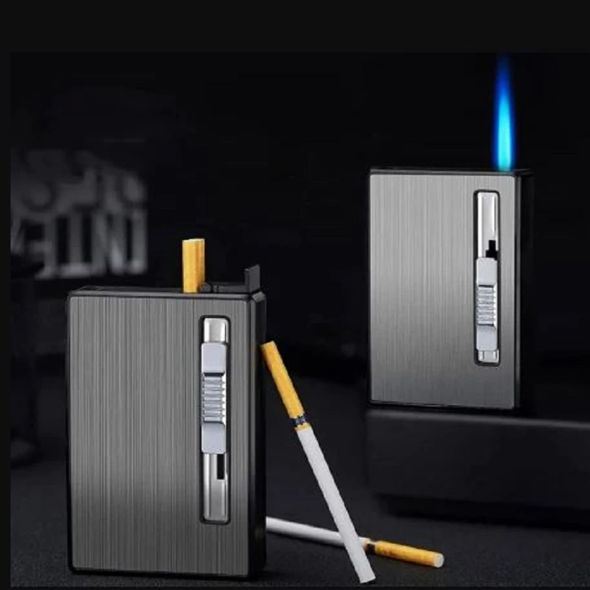 2 in 1 Smart Cigarette Packet and Lighter - Image 1