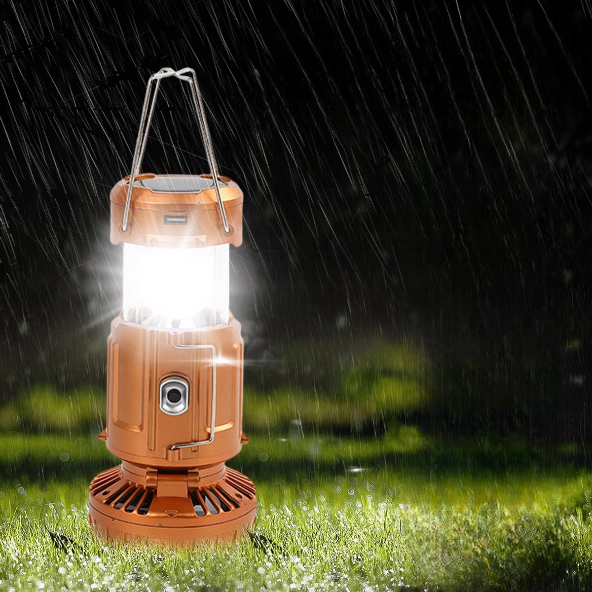 Camping Lights Multifunctional Solar Energy Fan Light