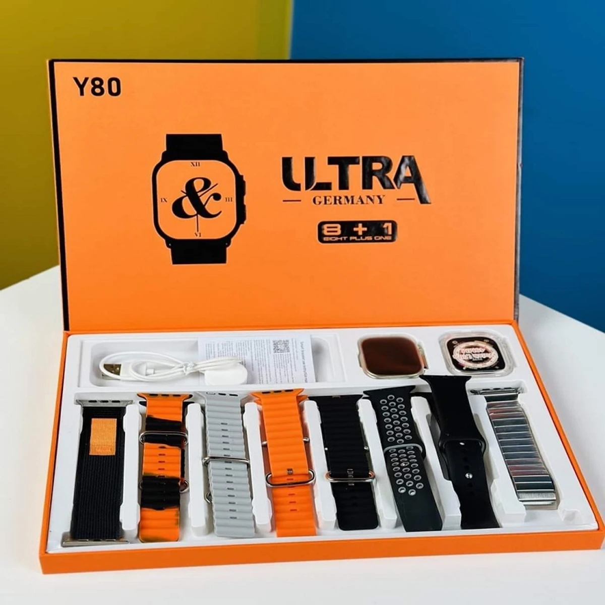 Y80 Ultra Germany Smartwatch With 8+1 Strap - Image 1