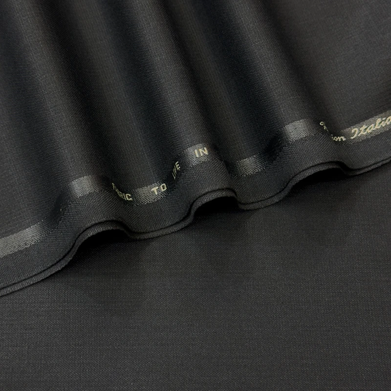 Italia Fashion Premium TRV suiting Fabrics Knitting Design (Charcoal Colour)