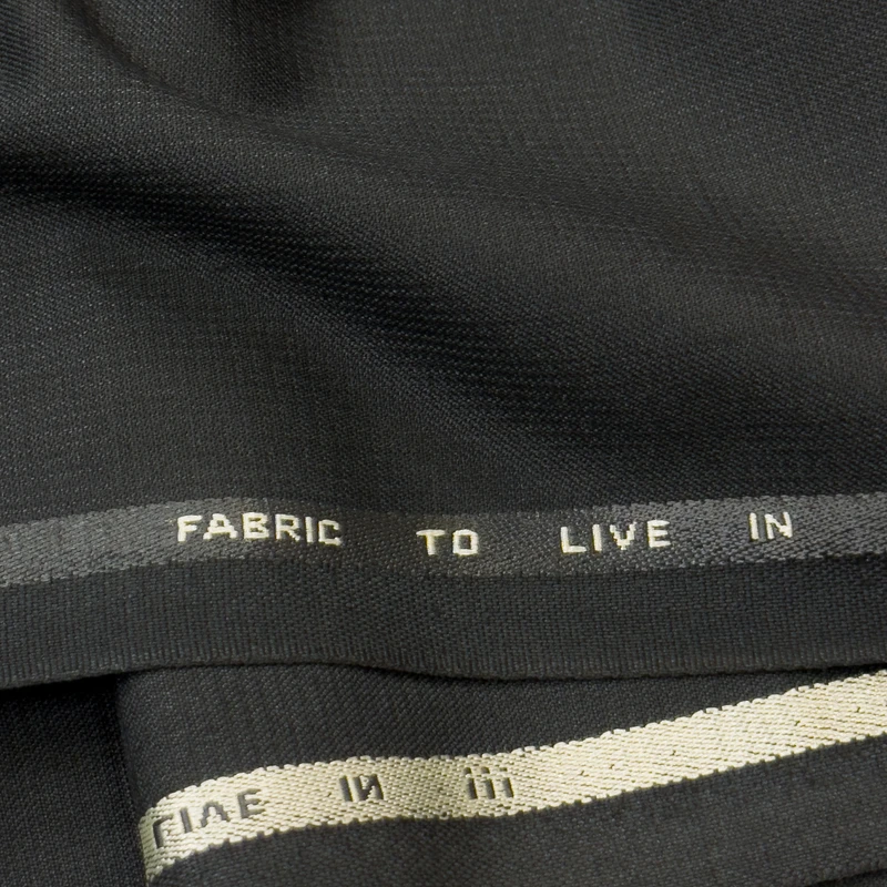 Italia Fashion Premium TRV suiting Fabrics Knitting Design (Charcoal Colour)
