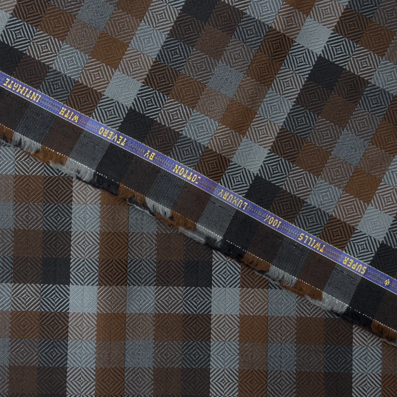 Tevero Intimate Giza Luxury Shirting Twills Series(Dark Bronze) - Image 3