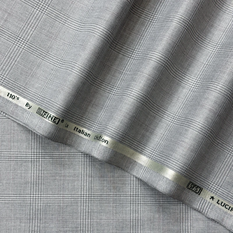 The Original English Glen Plaid Check Premium Suiting Fabrics by SFS - Image 4