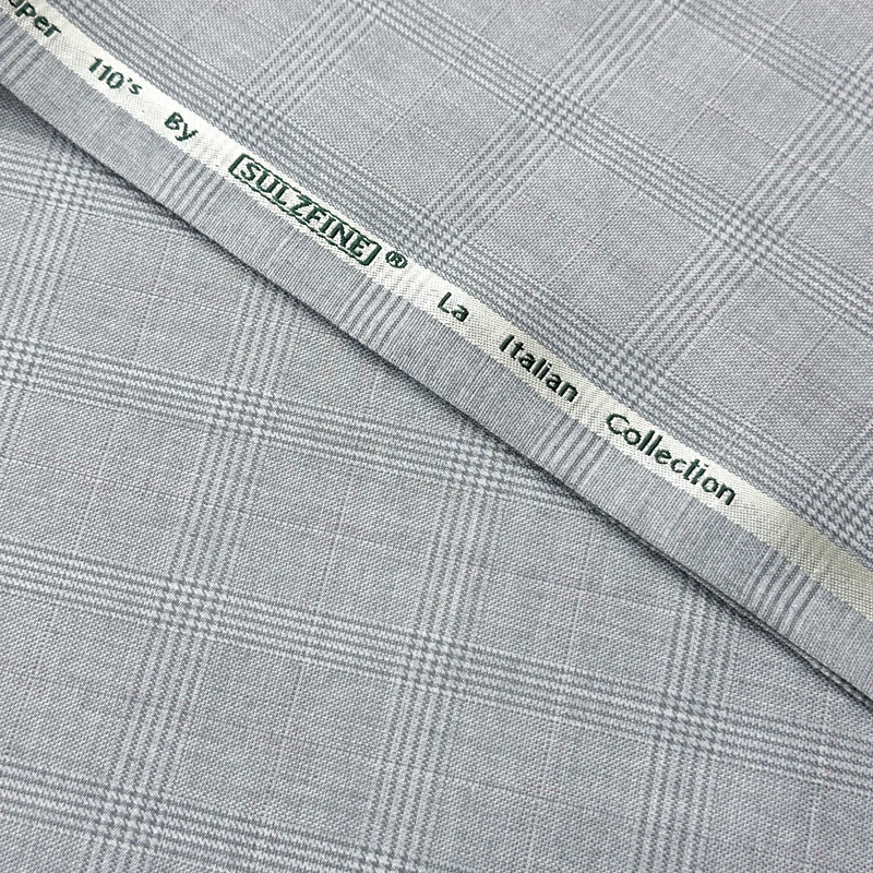 The Original English Glen Plaid Check Premium Suiting Fabrics by SFS - Image 5
