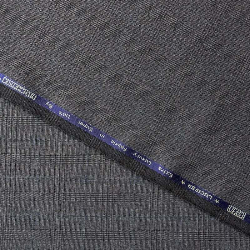 The Original English Glen Plaid Check Premium Suiting Fabrics by SFS - Image 6