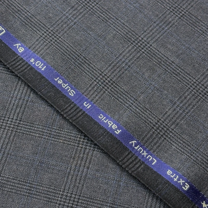 The Original English Glen Plaid Check Premium Suiting Fabrics by SFS - Image 7