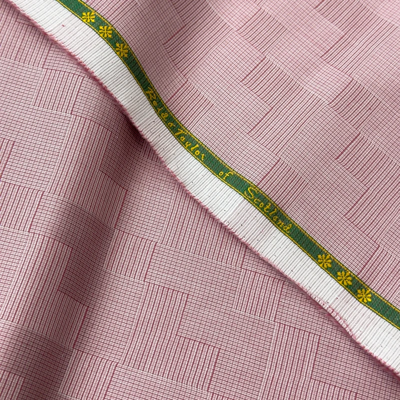 Reid and Taylor Of Scotland Luxury Giza Cotton Shirting Fabrics (Mauve) - Image 3