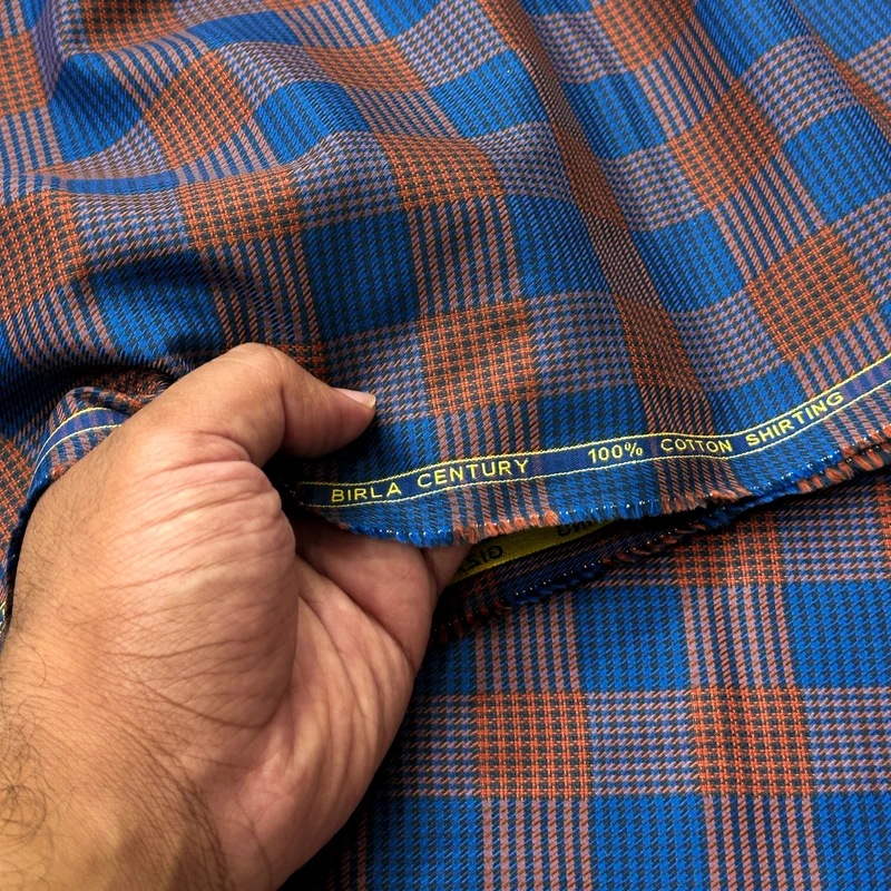 Birla Century Worlds Finest Cotton Shirting Giza Product English Houndstooth Pattern - Image 5