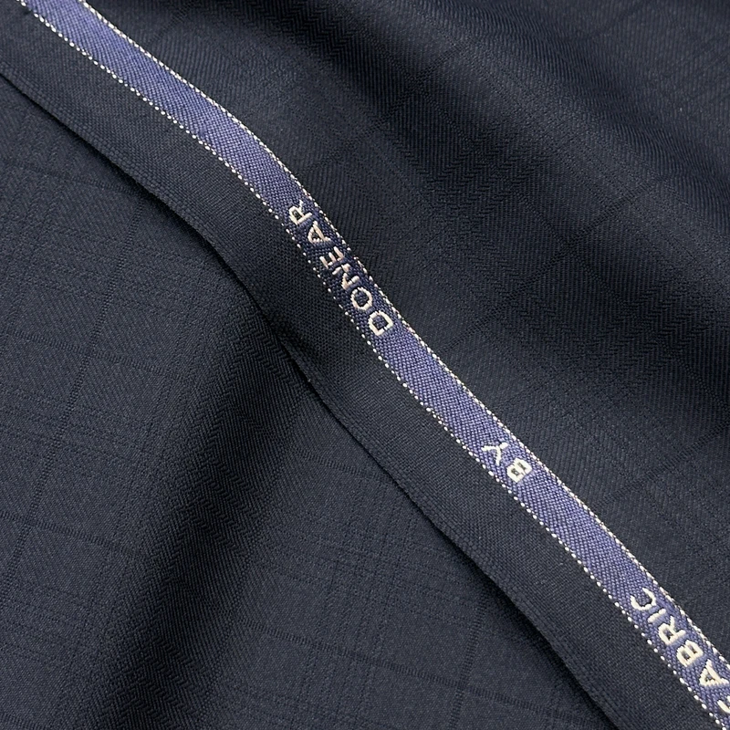 Donear World Class TR Suiting 2pc Suit (Blazer&Pant 3.25Yards Dark Navy) - Image 3