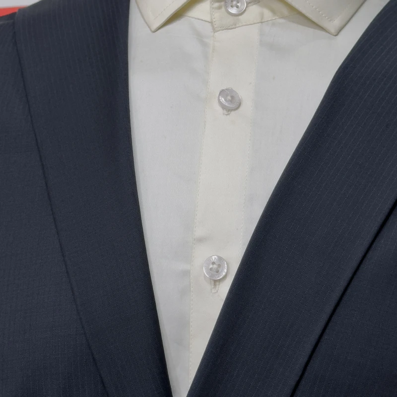 J.J Winstone Made In Italy Superfine 140s Merino Woollen Pinstripe 2Pc Complete Suit(Blazer&Pant-3.25Y)