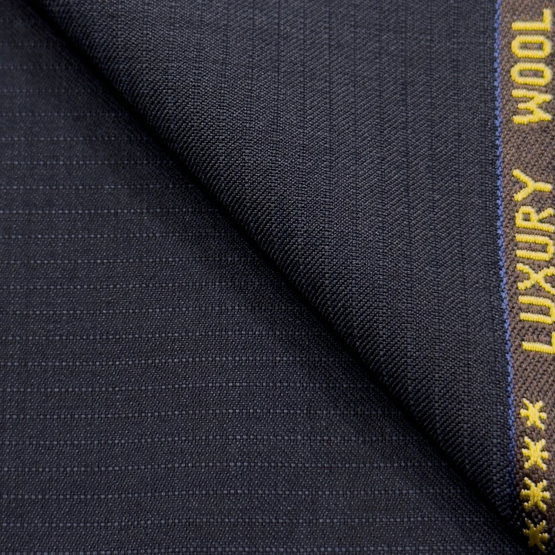 J.J Winstone Made In Italy Superfine 140s Merino Woollen Pinstripe 2Pc Complete Suit(Blazer&Pant-3.25Y) - Image 4