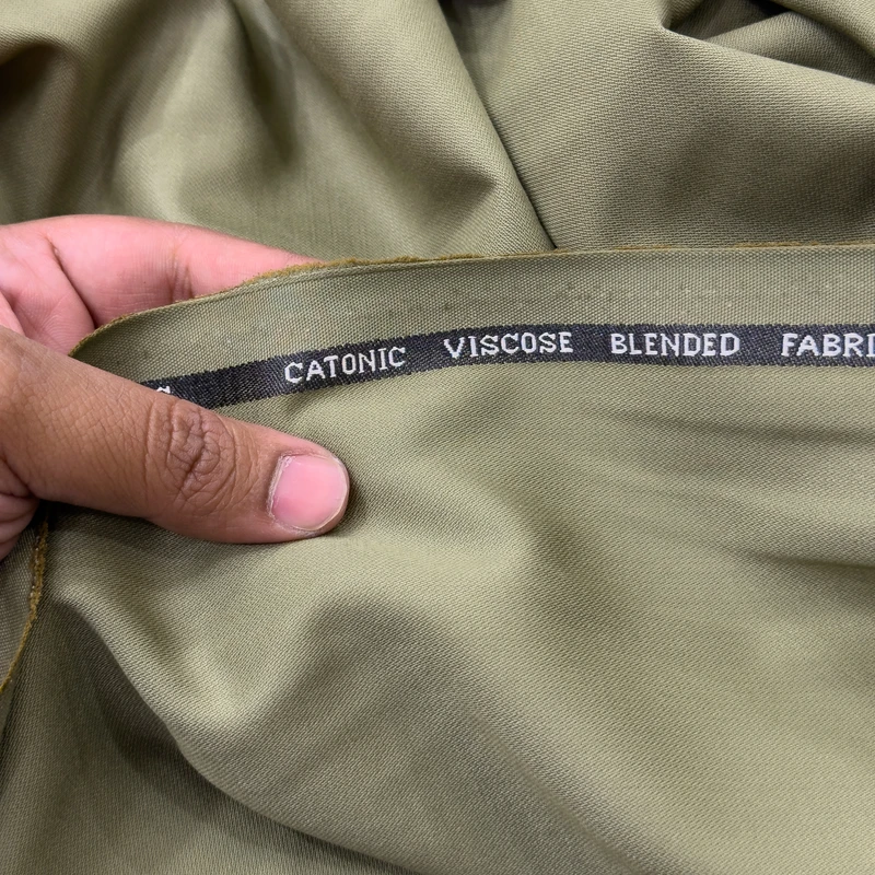 Italy Prime Catonic Viscose Premium Pant Light Olive