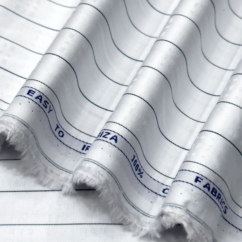 Donear Liquid Ammonia HighEnd Luxury Shirting Fabrics 100% Giza Cotton Easy To Iron - Image 3