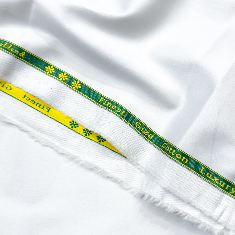 Reid & Taylor of Scotland Premium Shirting Solid White - Image 3
