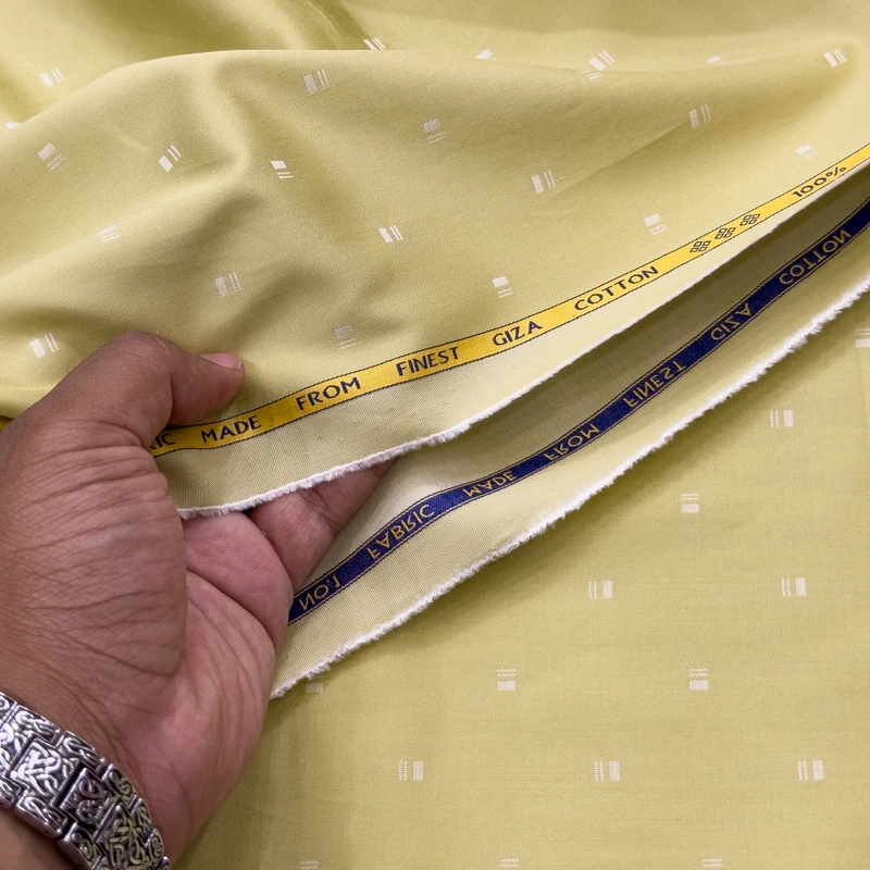 Treviso by Luthai Premium Giza Cotton Shirting Fabrics (Olive)