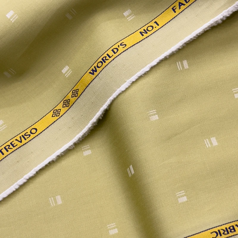 Treviso by Luthai Premium Giza Cotton Shirting Fabrics (Olive) - Image 3