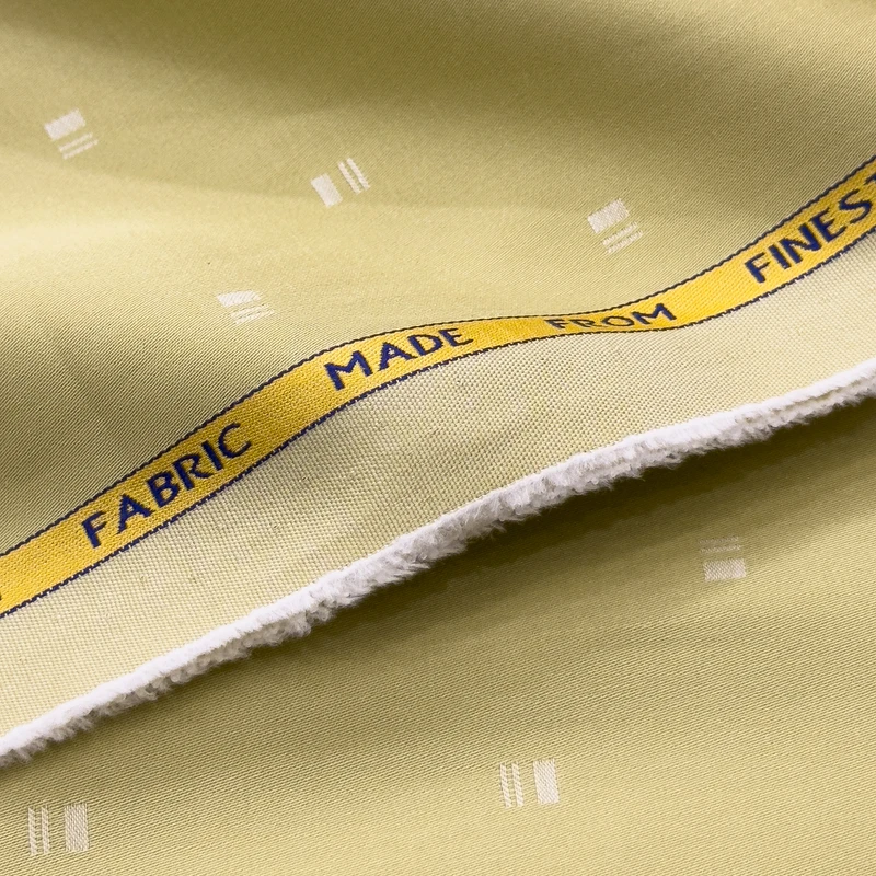 Treviso by Luthai Premium Giza Cotton Shirting Fabrics (Olive) - Image 4