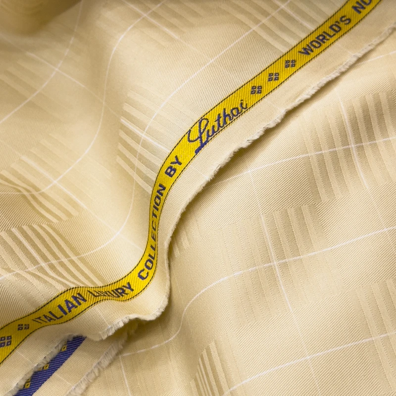 Luthai Luxury Supima Shirting Fabrics (Golden Biscuit)