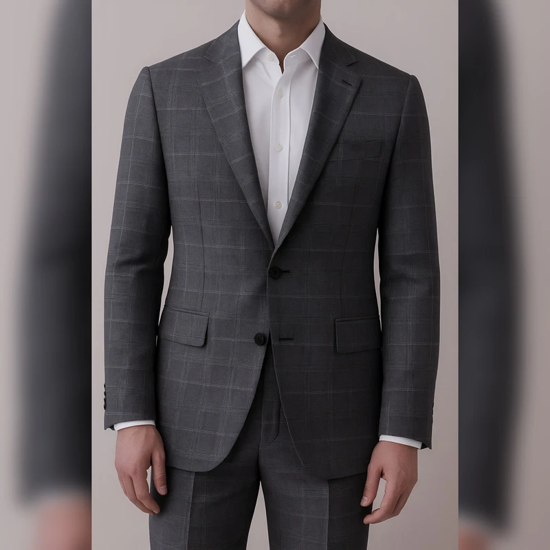 La Piano Italy Suiting Fabrics TR Stretch Comfort (Charcoal) - Image 4