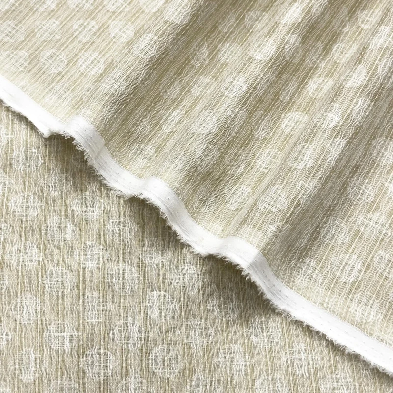 Turkish Handloom Panjabi Fabrics (Light Olive)