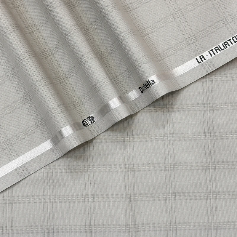 Donatella Italy Luxury TR Suiting Fabrics (Cloud Off White)