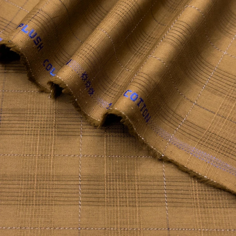Indian Cotton Premium Panjabi Fabrics (Deep Colours) - Image 4
