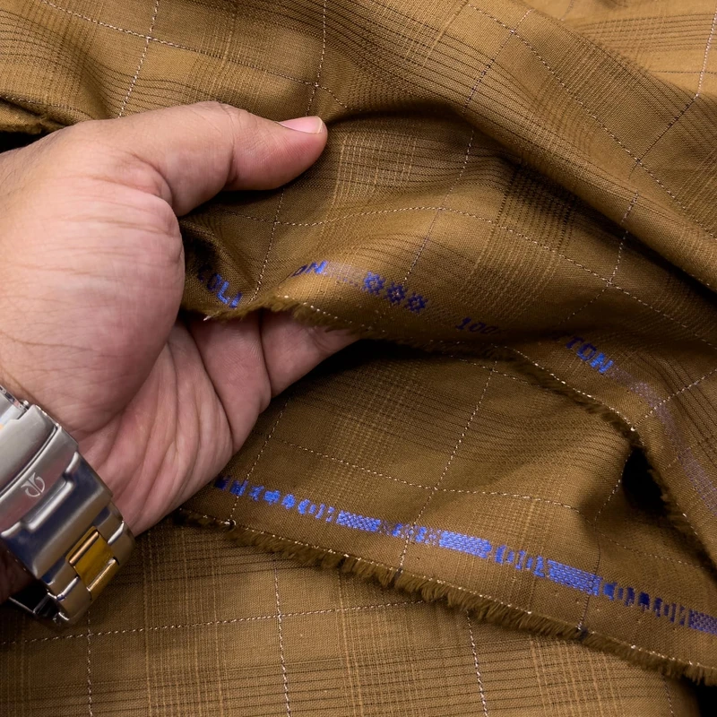 Indian Cotton Premium Panjabi Fabrics (Deep Colours) - Image 5