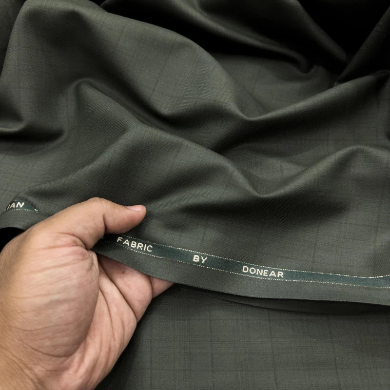 Donear World Class TR Single Blazer for Summer Aston Prime Series 2Yards Cut (Olive Color)