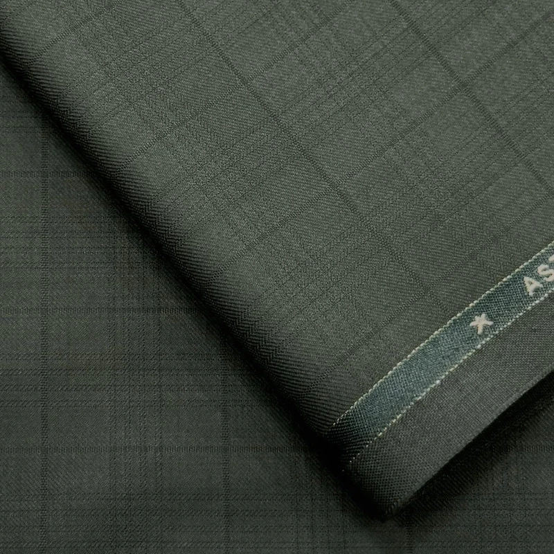 Donear World Class TR Single Blazer for Summer Aston Prime Series 2Yards Cut (Olive Color) - Image 3