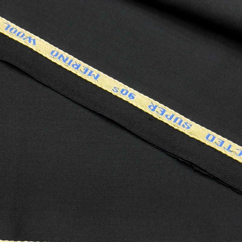 Reid & Taylor Of Scotland Super 90s Merino Wool 2pc Suit(Blazer&Pant- Jet Black-3.25 Yards) - Image 3