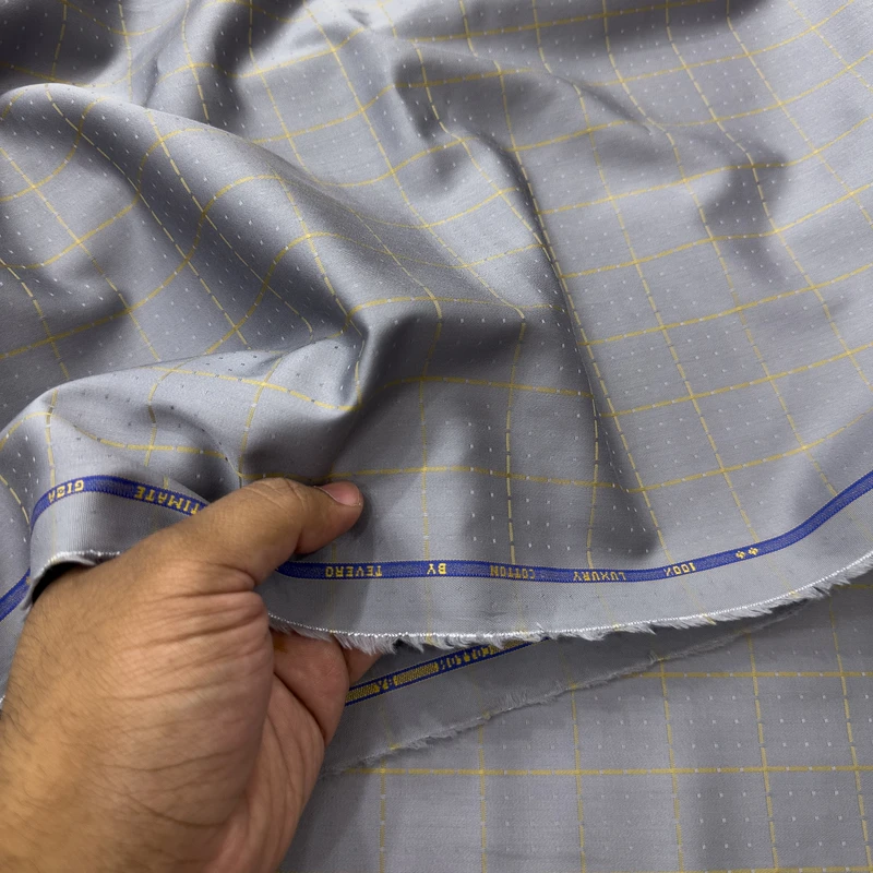 Tevero India Luxury Shirting Intimate Giza Cotton - Image 5