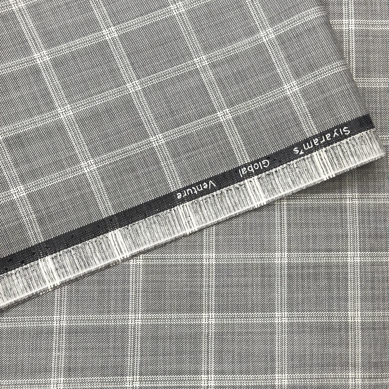 Cadini Royal TR Summer Single Blazer Fabrics by Siyaram's (Classic Grey- 2 Yards)