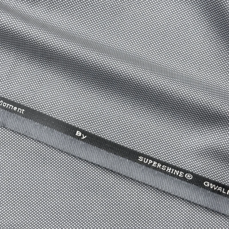 Supershine Branded Premium Suiting India TRV Blend (Classic Grey Patterned)