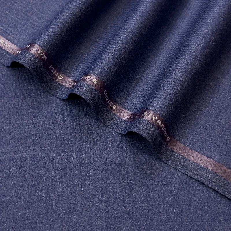 Siyaram's Marconi King Italy Finest TR Suiting (Indigo Navy)
