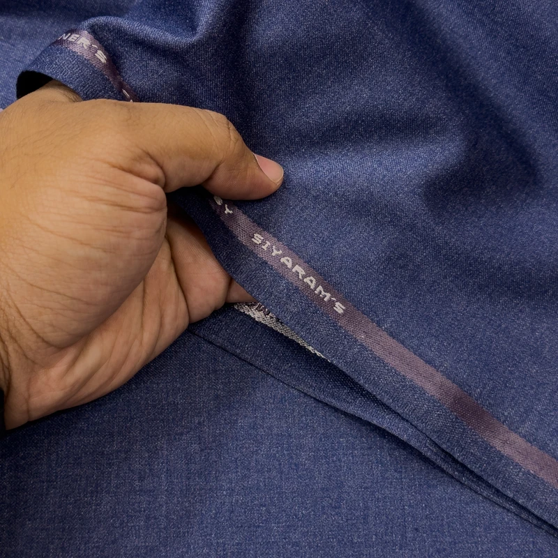 Siyaram's Marconi King Italy Finest TR Suiting (Indigo Navy)
