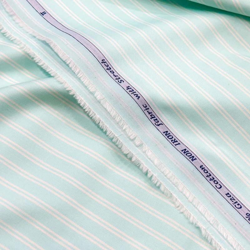 Arvind Intelli Fabrix Premium Wrinkle Resistant Stretchable Shirting Fabrics (Aqua Paste)