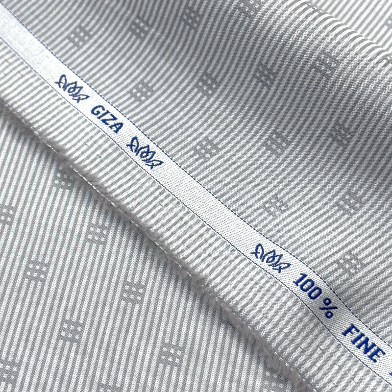 Mafatlal Premium Giza Rich Cotton Shirting Fabrics (Grey) - Image 3