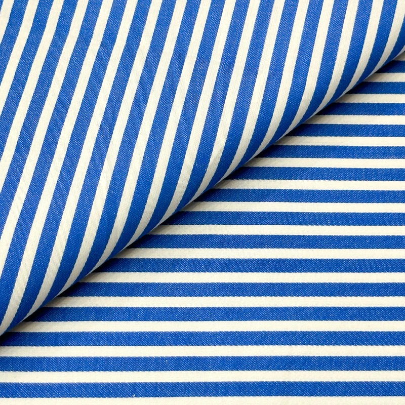 Formal Classic Stripe Navy and White Stripe Giza Cotton 100s