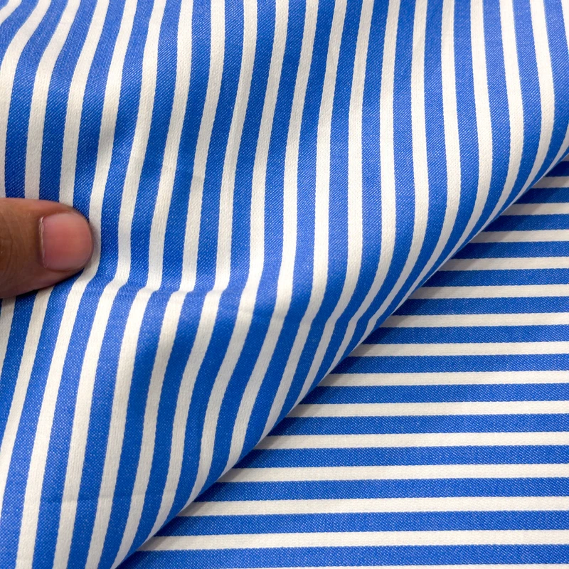 Formal Classic Stripe Navy and White Stripe Giza Cotton 100s - Image 3