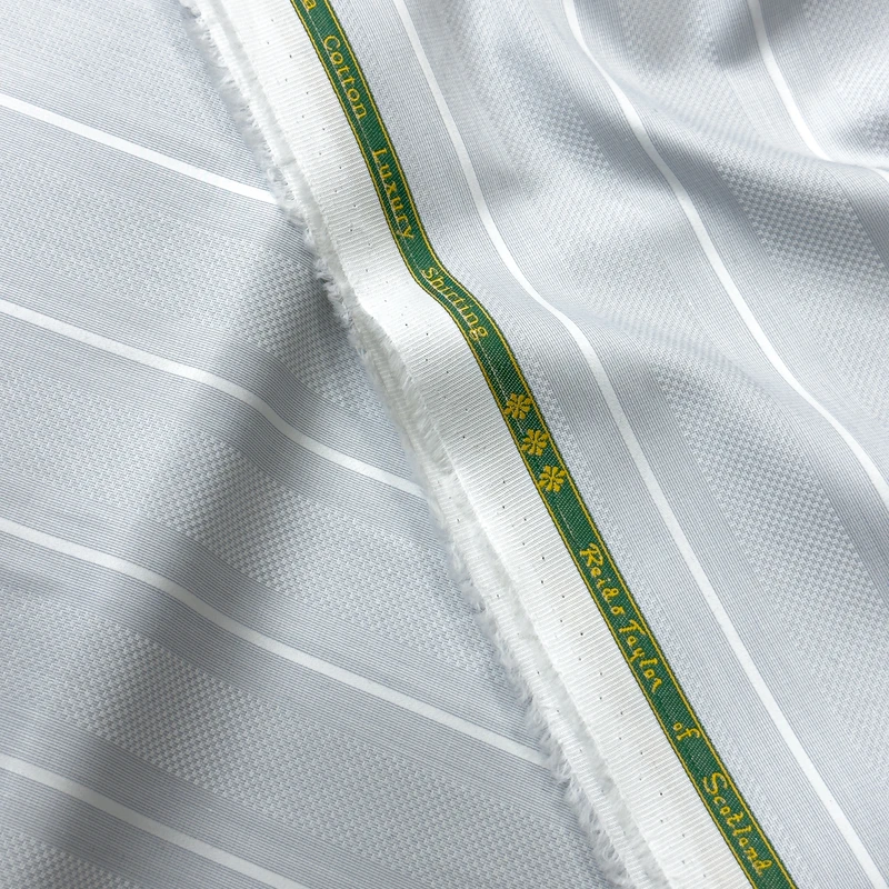 Reid & Tailor of Scotland Stripe Shirting