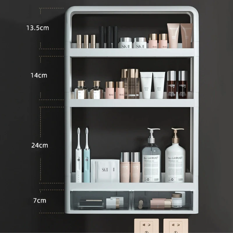 Big Size Multifunctional Kitchen Countertop Bottle Storage Rack Bathroom Toiletries Storage shelf Cosmetics Organizer