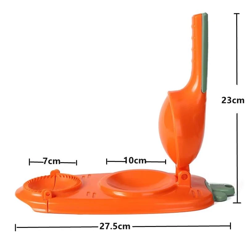 2 in 1 ম্যাজিক পিঠা মেকার-2 In1 Dumpling Maker DIY Kit Wrapper Presser Manual Labor- Machine Kitchen Gadgets - Image 3