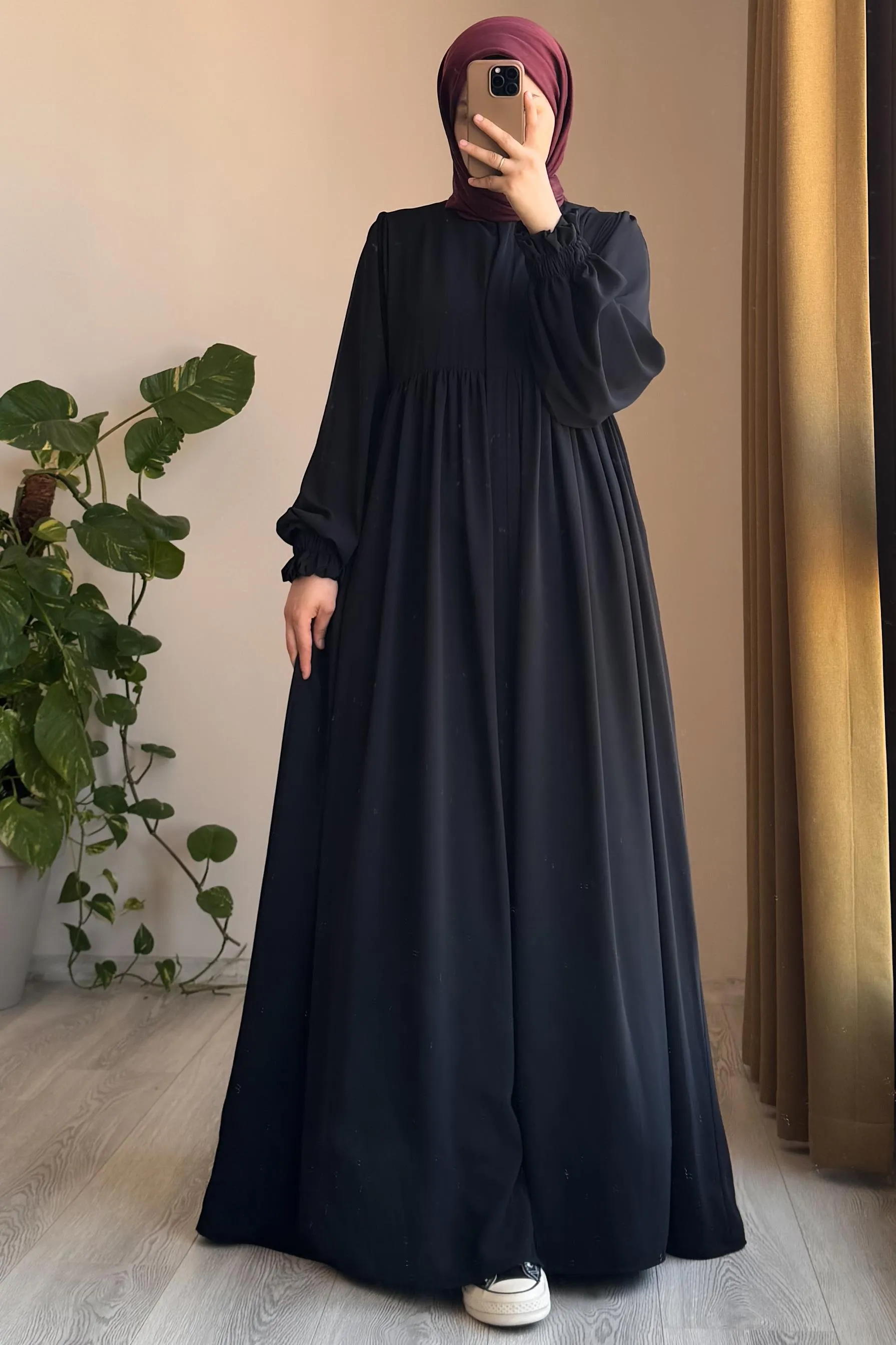 New Robe Abaya - Gray - Image 3
