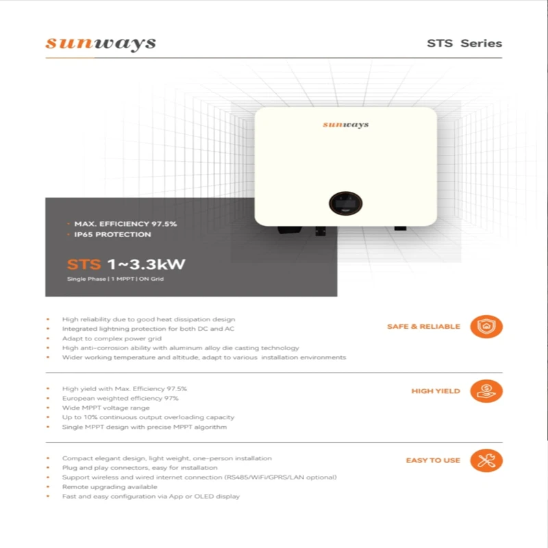 Sunways Solar Inverter 30kw