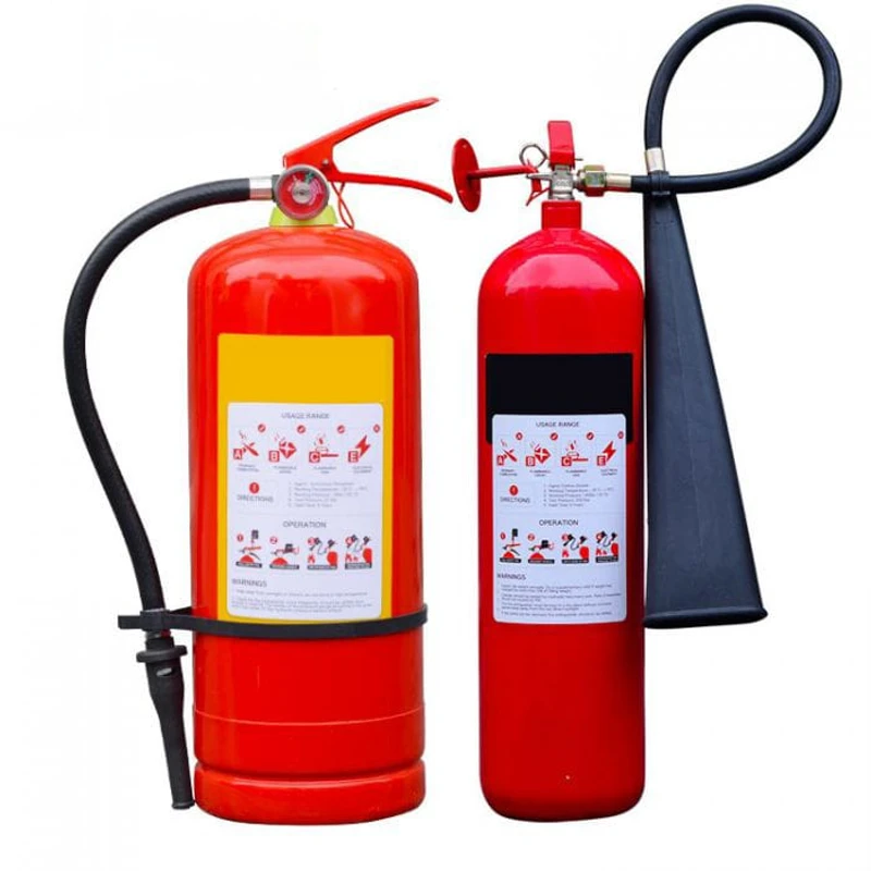 Carbon Dioxide (CO2) Extinguishers: